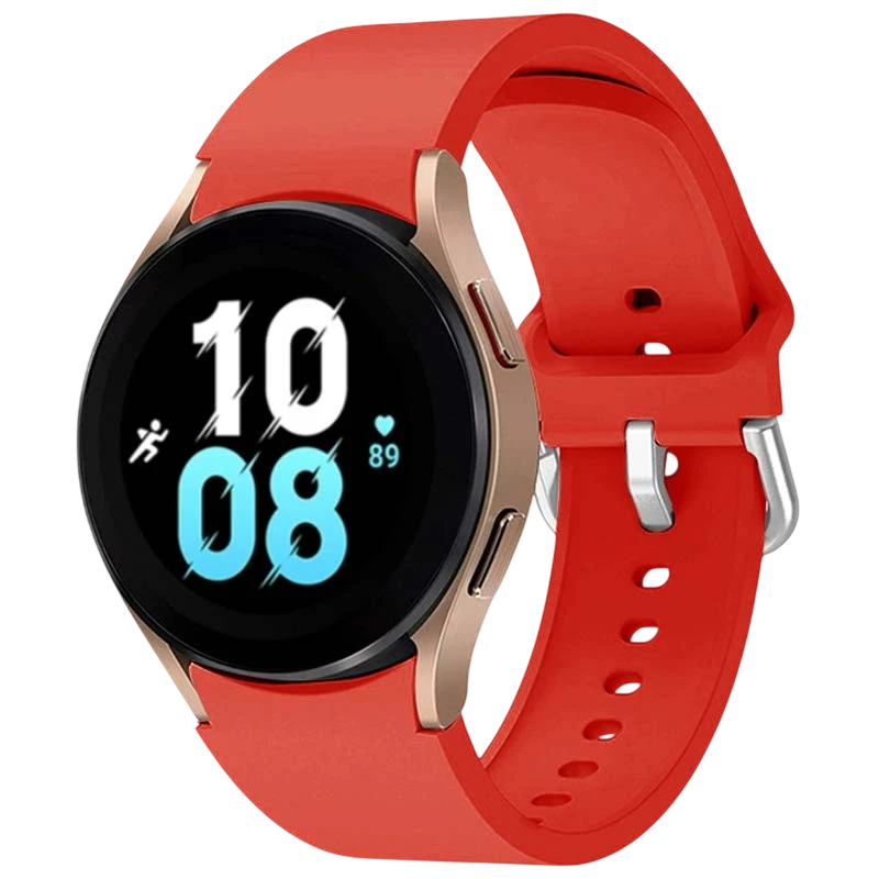 Correa de silicona roja para Samsung Galaxy Watch