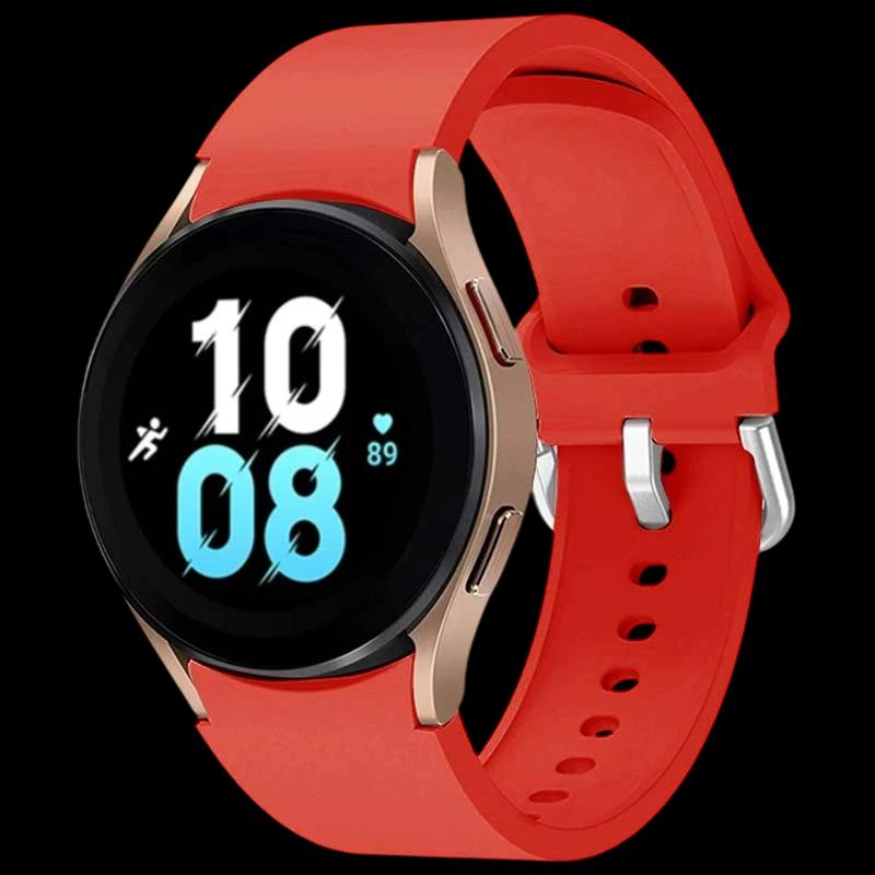 Correa de silicona roja para Samsung Galaxy Watch