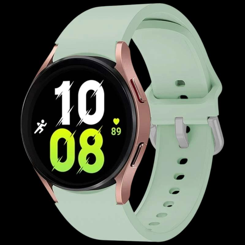 Correa de silicona verde claro para Samsung Galaxy Watch