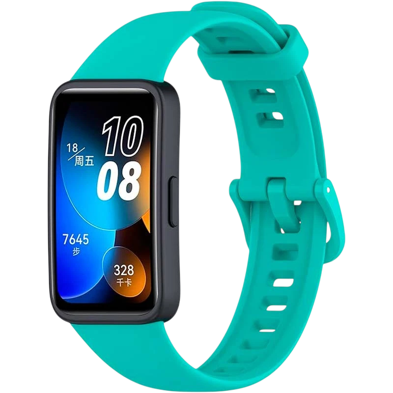 Correa de silicona compatible con Huawei Band 9 en color Turquesa