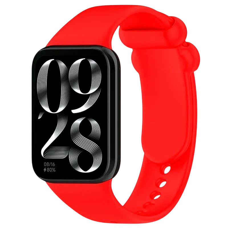 Correa Xiaomi Mi Smart Band 9 Pro / Band 8 Pro / Redmi Watch 4 / Redmi Watch 5 Silicona Rojo