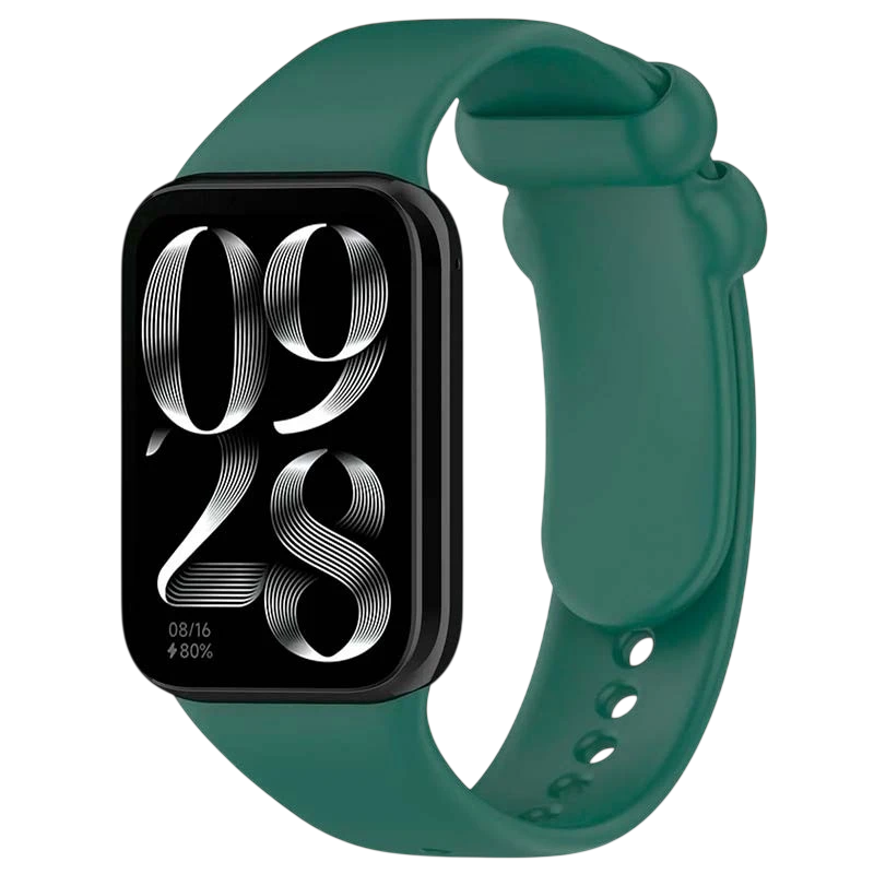 Correa Xiaomi Mi Smart Band 9 Pro / Band 8 Pro / Redmi Watch 4 / Redmi Watch 5 Silicona Verde Oscuro