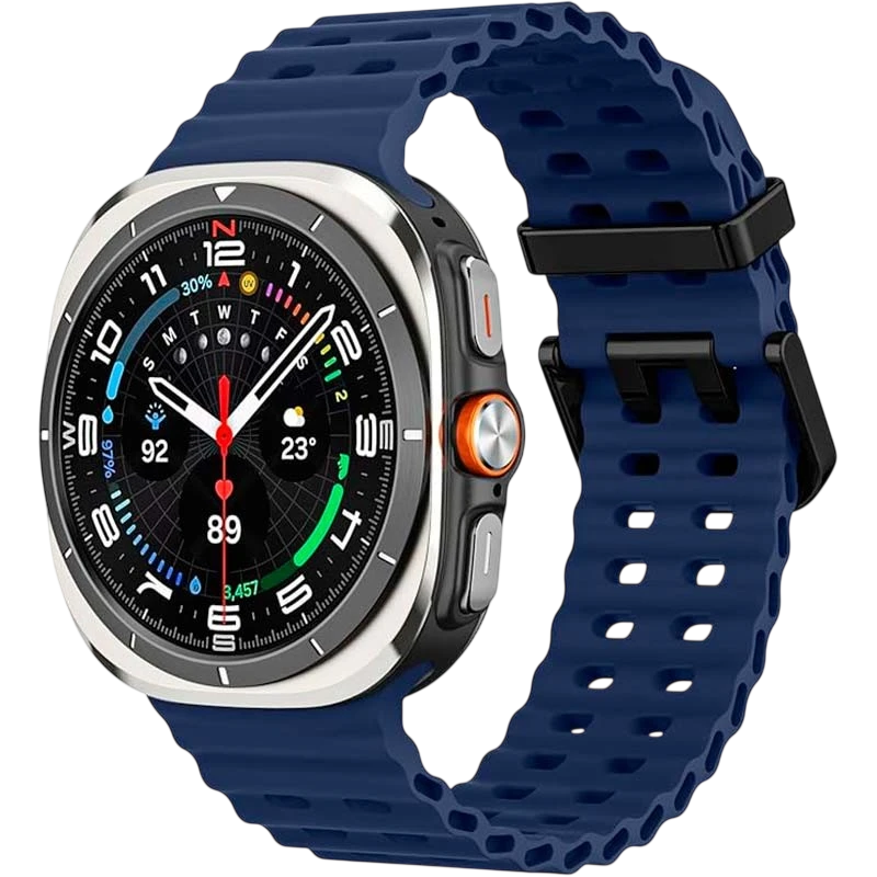 Correa de silicona Samsung Galaxy Watch Ultra Azul Oscuro
