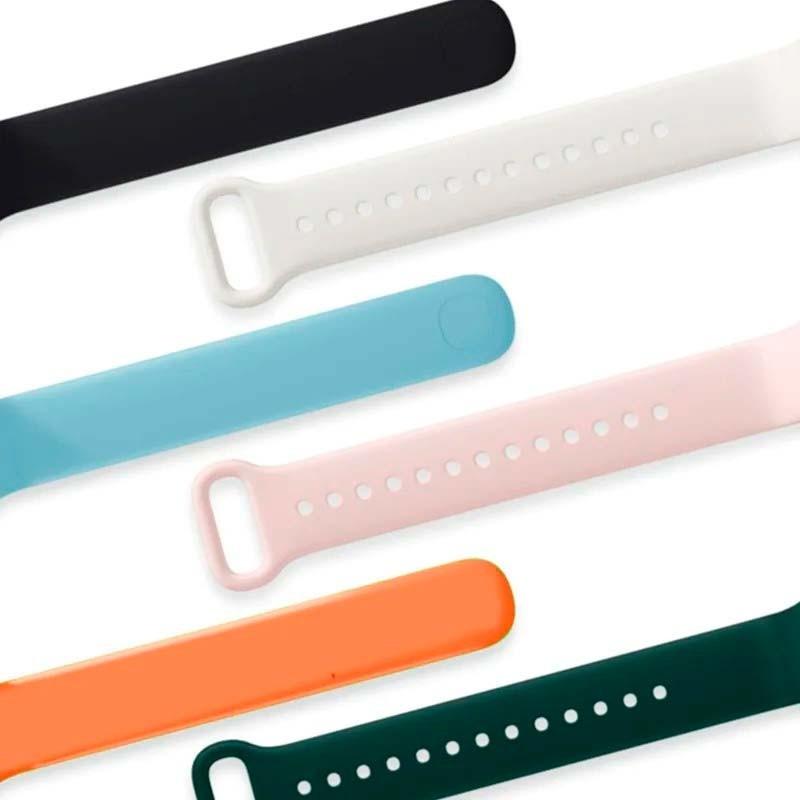 Fecho da pulseira de silicone compatível com o Xiaomi Smart Band 8 Active na cor Rosa