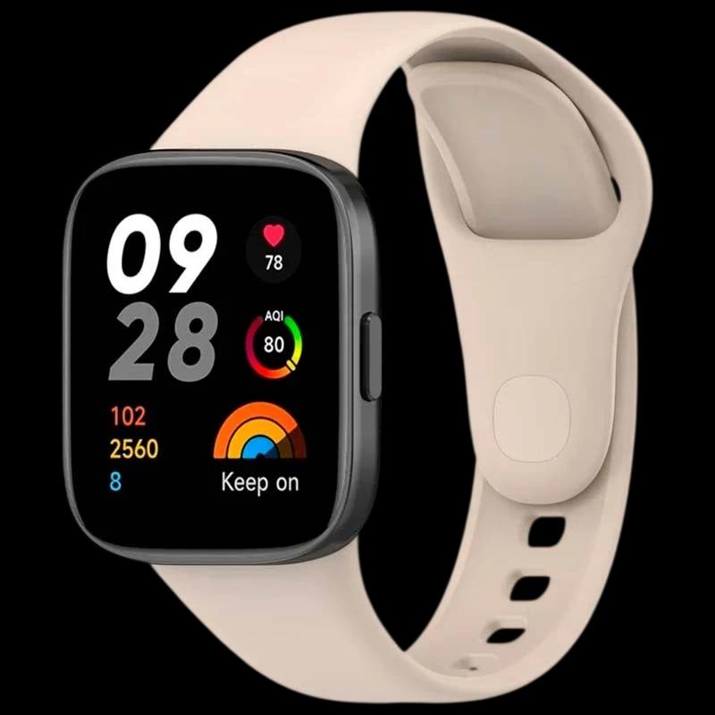 Bracelet en silicone ivore pour Xiaomi Redmi Watch 3