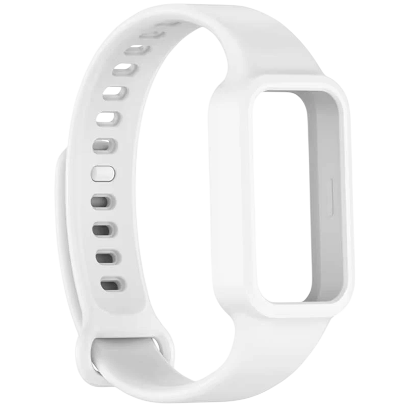 Bracelet en silicone Xiaomi Mi Smart Band 9 Active / Redmi Smart Band 3 Blanc