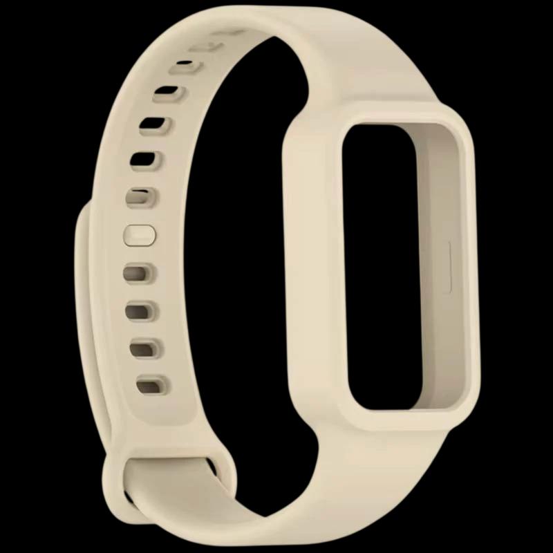 Correa de silicona Xiaomi Mi Smart Band 9 Active / Redmi Smart Band 3 Marfil