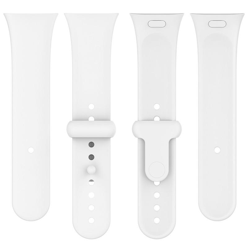 interior y exterior de la Correa Sports de silicona blanca para Xiaomi Redmi Watch 3