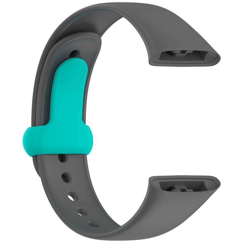 interior de la Correa Sports de silicona gris para Xiaomi Redmi Watch 3