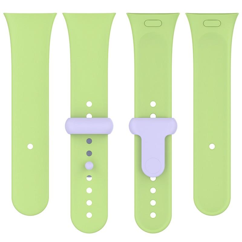 interior y exterior de la Correa Sports de silicona lima para Xiaomi Redmi Watch 3