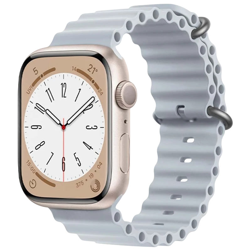 Bracelet Apple Watch 42/44/45/49mm Wave Gris