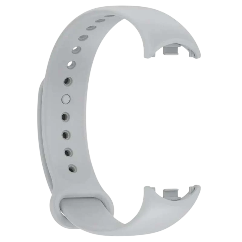 Correa de silicona compatible con Xiaomi Smart Band 8 en color Gris
