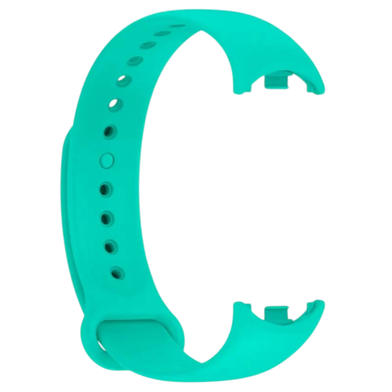 Correa de silicona compatible con Xiaomi Smart Band 8 en color Turquesa