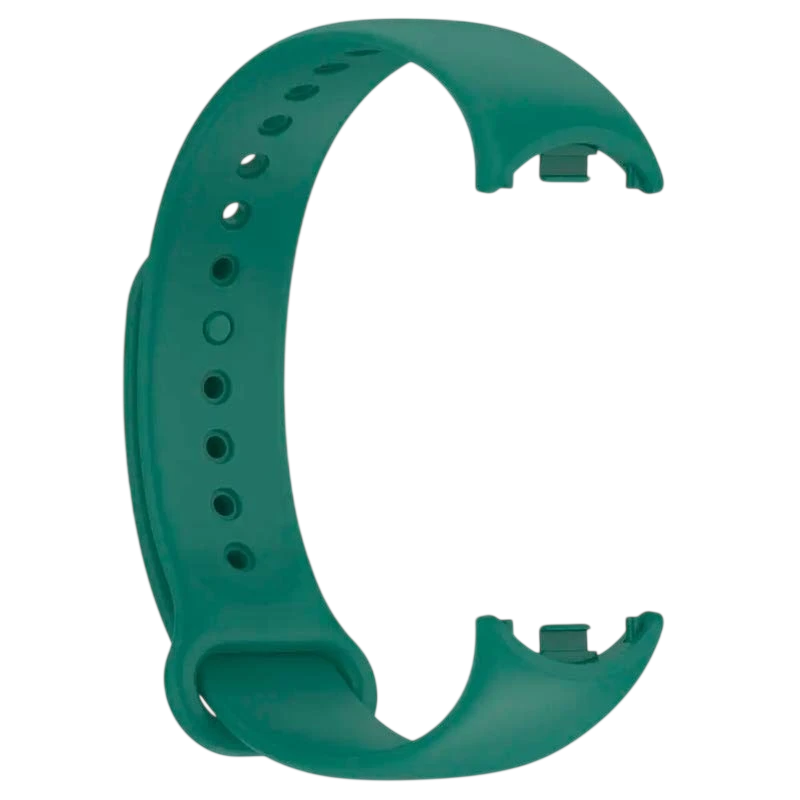 Correa de silicona compatible con Xiaomi Smart Band 8 en color Verde Oscuro