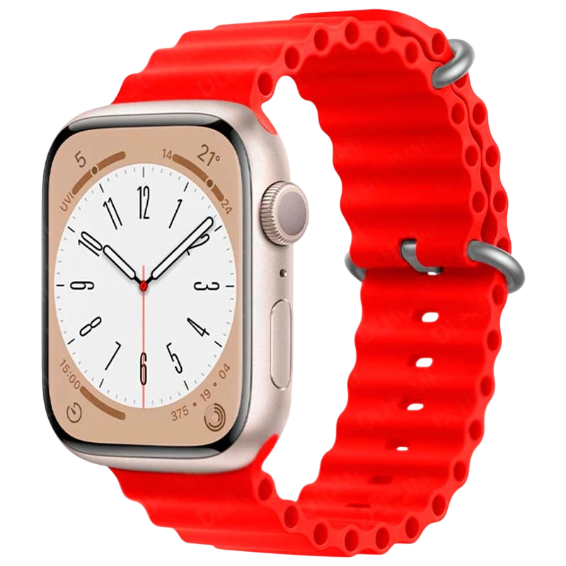 Correa Apple Watch 38/40/41mm Wave Rojo