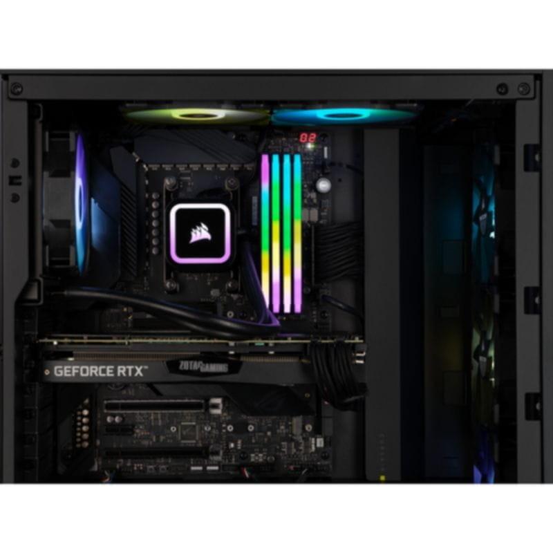 Sistema de refrigeración líquida Corsair H60X RGB Elite Negro con placa fría de cobre