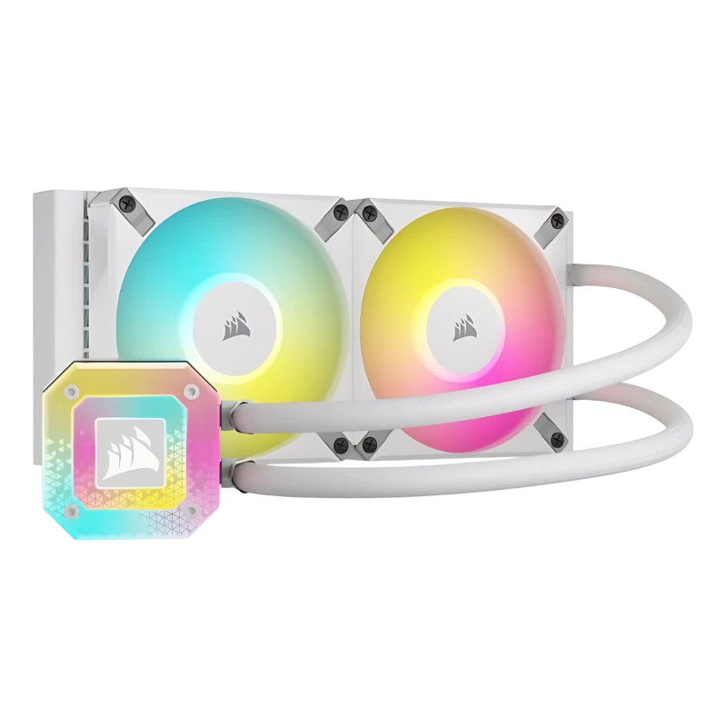 Corsair iCUE H100i ELITE CAPELLIX XT Blanco - Sistema de refrigeración