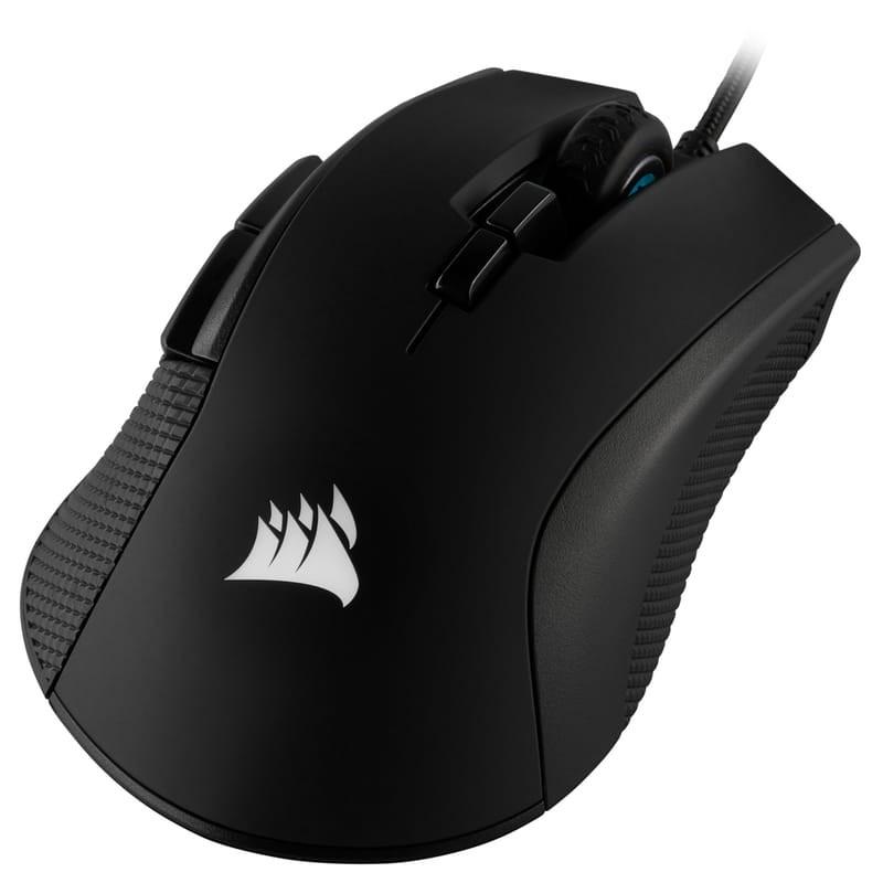 Corsair IRONCLAW RGB USB Negro - Ratón Gaming - 18000 DPI Vista delantera