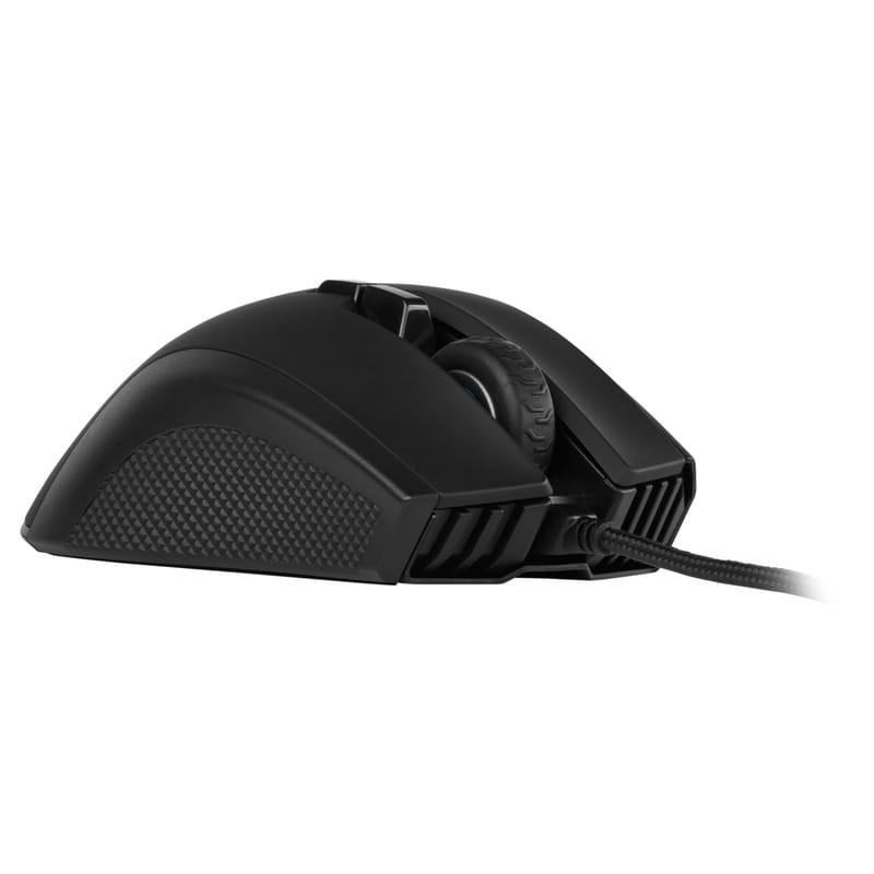 Corsair IRONCLAW RGB USB Negro - Ratón Gaming - 18000 DPI Lateral izquierda