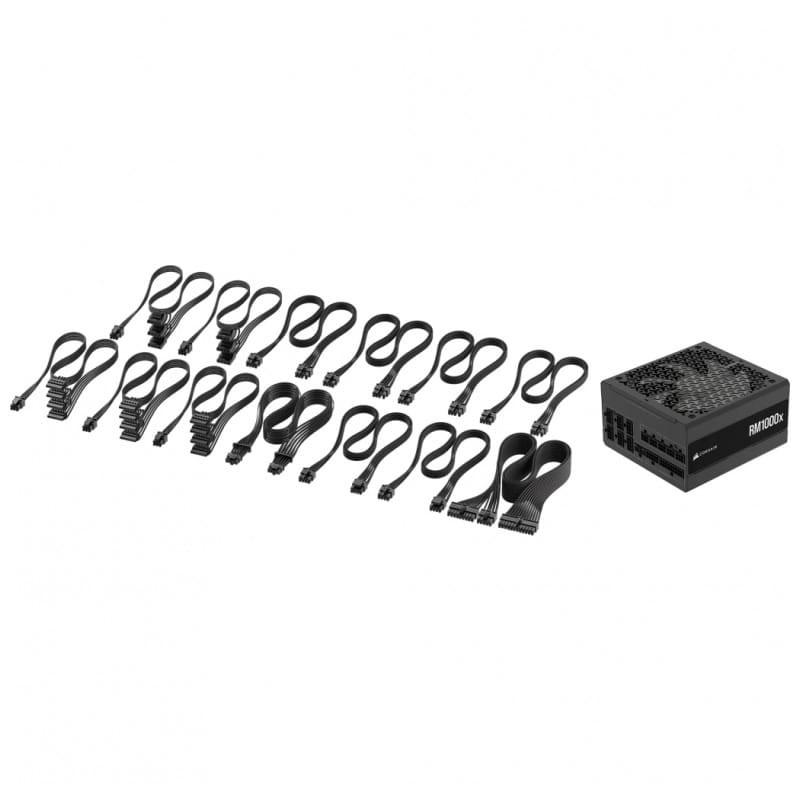 Corsair RM1000x : 1000W - ATX - Condensadores japoneses contenido de la caja