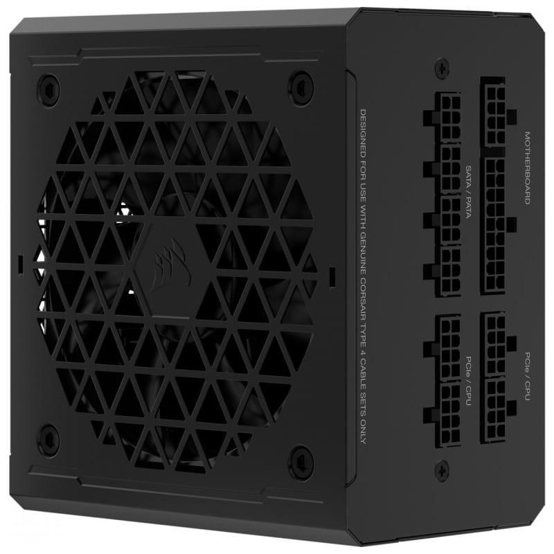 Fuente de Alimentación Corsair RM850e 850 W 24-pin ATX ATX Negro imagen lateral