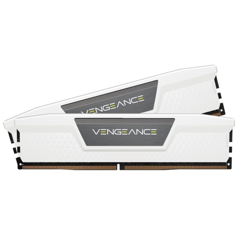 Corsair Vengeance CMK32GX5M2E6000Z36W 32GB (2X16GB) DDR5 6000Mhz CL36 Frontal con dos módulos
