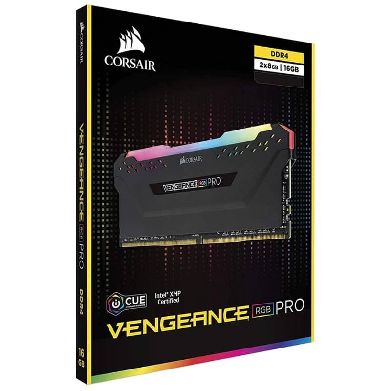 Corsair Vengeance 16GB DDR4 3200MHz RGB Negro - Caja