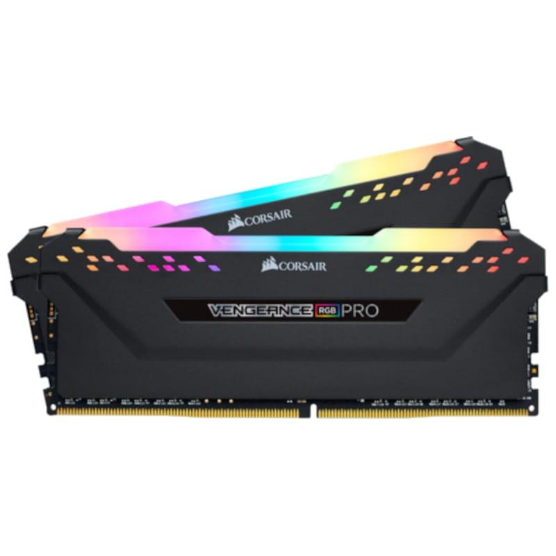 Corsair Vengeance RGB Pro 32GB 3200MHz Negro - Memoria RAM Vista frontal