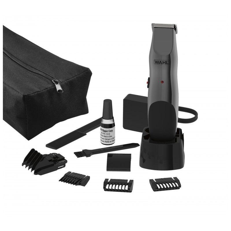 Accessoires de Rasoir Électrique Wahl Groomsman Rechargeable Cordless Noir/Gris