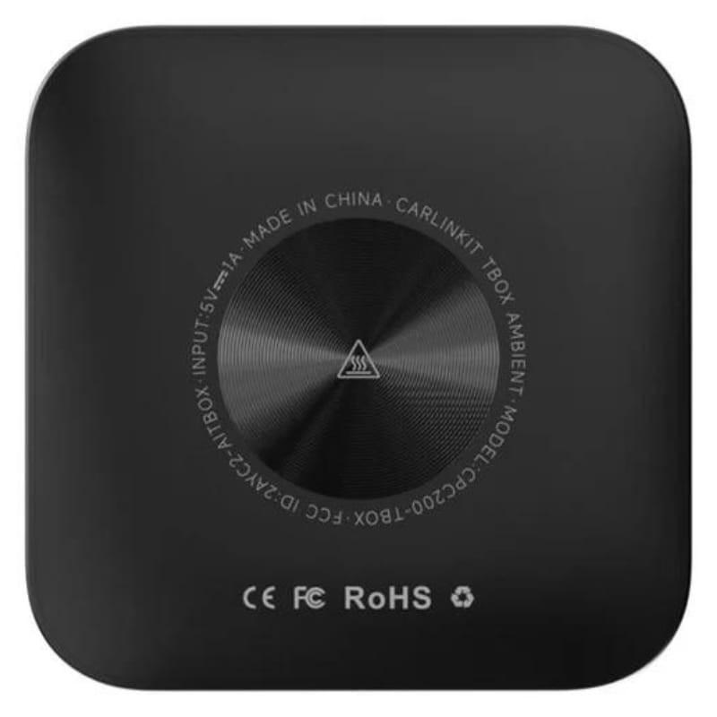 Carlinkit CPC200-TBOX LED 8G - Adaptador inalámbrico CarPlay/Android Autoimagen trasera