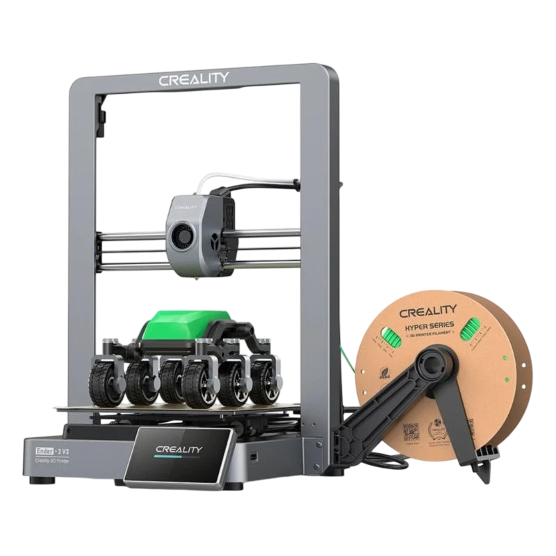 Creality Ender 3 V3 - Haute vitesse 600 mm/s, taille d'impression 220x220x250mm, refroidissement rapide noir - Imprimante 3D FDM