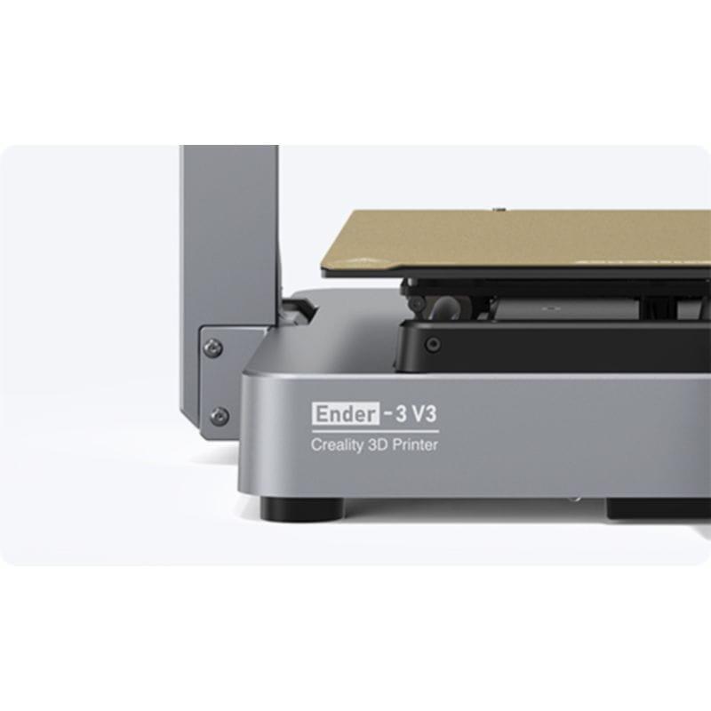 Détail de la base de l'Imprimante 3D FDM Creality Ender 3 V3