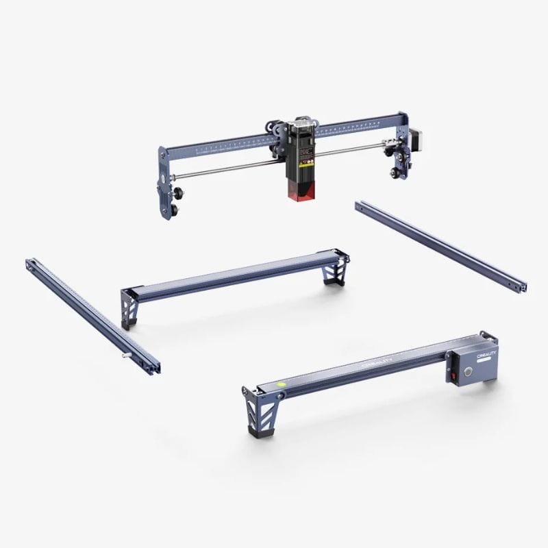 Gravador a laser Creality Falcon 10W vista explodida