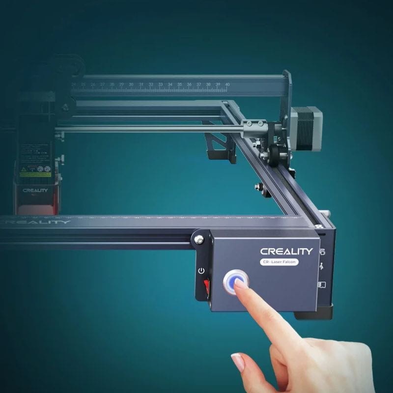 Gravador a laser Creality Falcon 10W com tecnologia LD+FAC+C-Lens