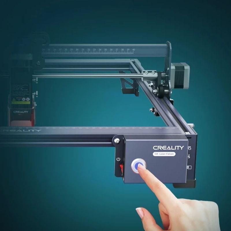 Gravador a laser Creality Falcon 10W com tecnologia LD+FAC+C-Lens