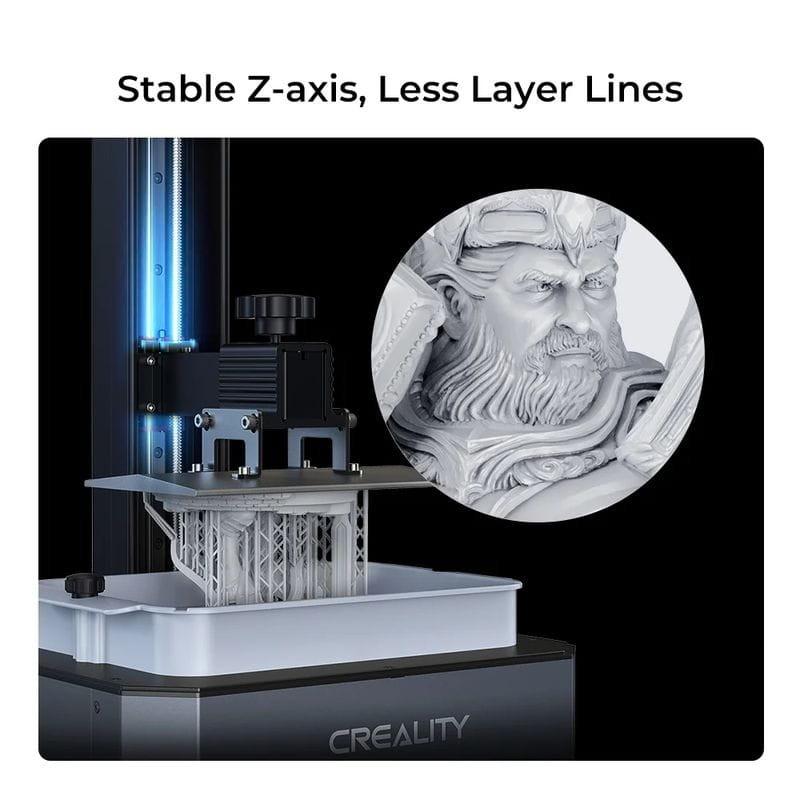 Adaptável Creality Halot-PLAY Ecrã LCD monocromático, Impressão de alta precisão Cinzento 8,9'' - Impressora de resina