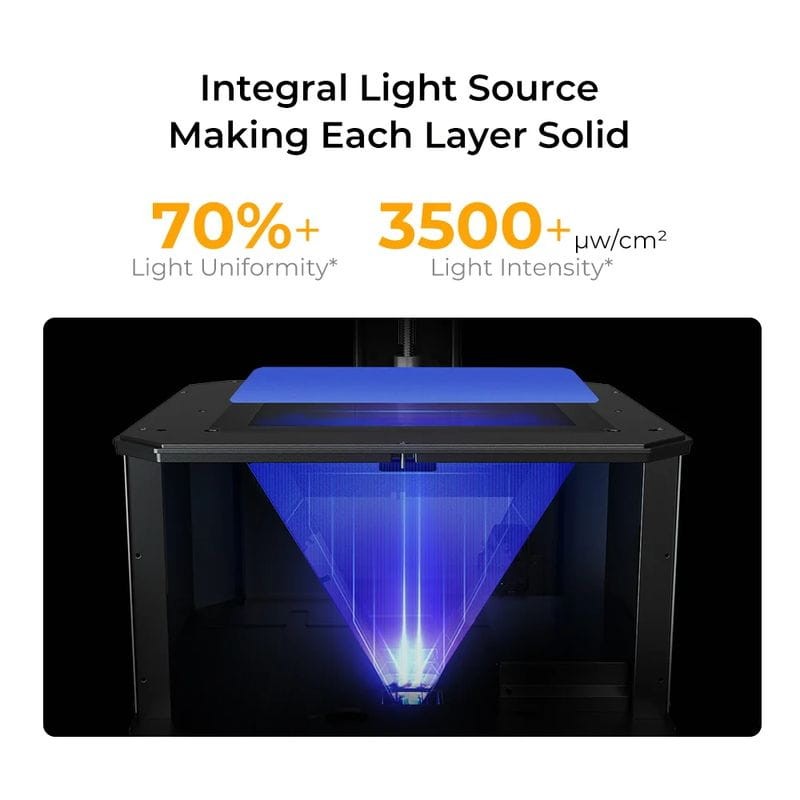 Fonte de luz de Creality Halot-PLAY Ecrã LCD monocromático, Impressão de alta precisão Cinzento 8,9'' - Impressora de resina