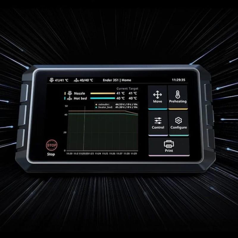 Conférencier de Creality Sonic Pad Touch Noir - Pad 3D pour imprimantes