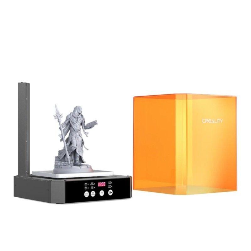 Pieza acabada de curar con la Estación Lavado y Curado Creality UW-03