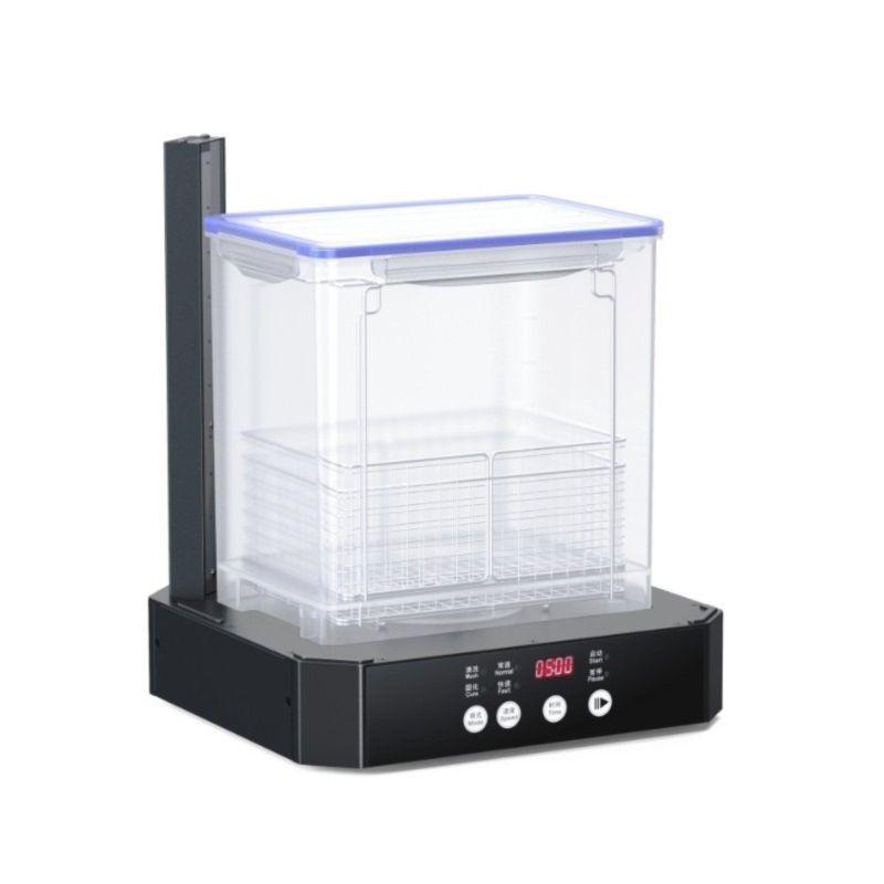 Detalle del contenedor de la Estación Lavado y Curado Creality UW-03