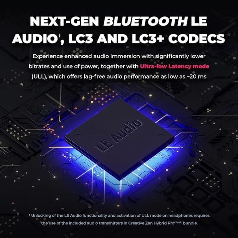 Creative Labs Zen Hybrid Pro ANC Black - Casque audio Bluetooth LE
