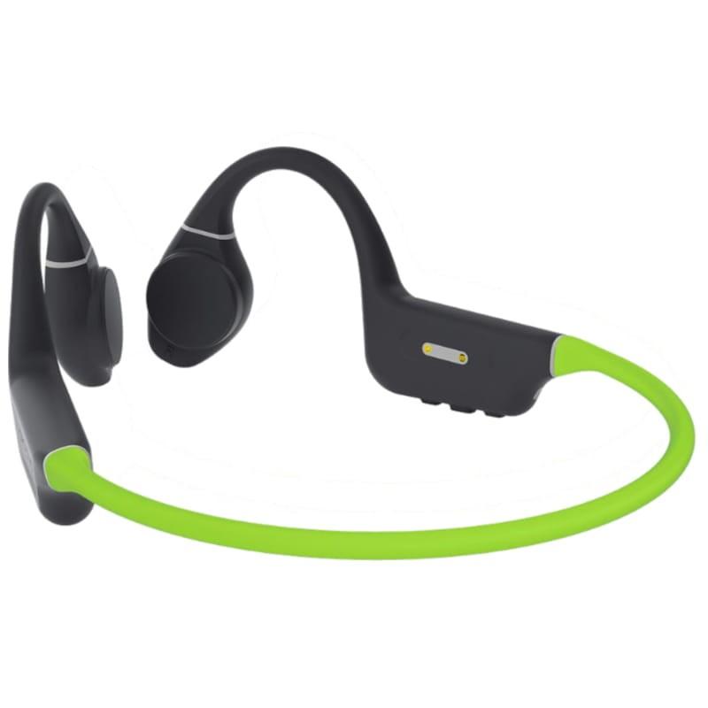 Creative Labs Outlier FREE Plus Multipoint Bluetooth Noir, Vert - Casque sans fil Vue latérale