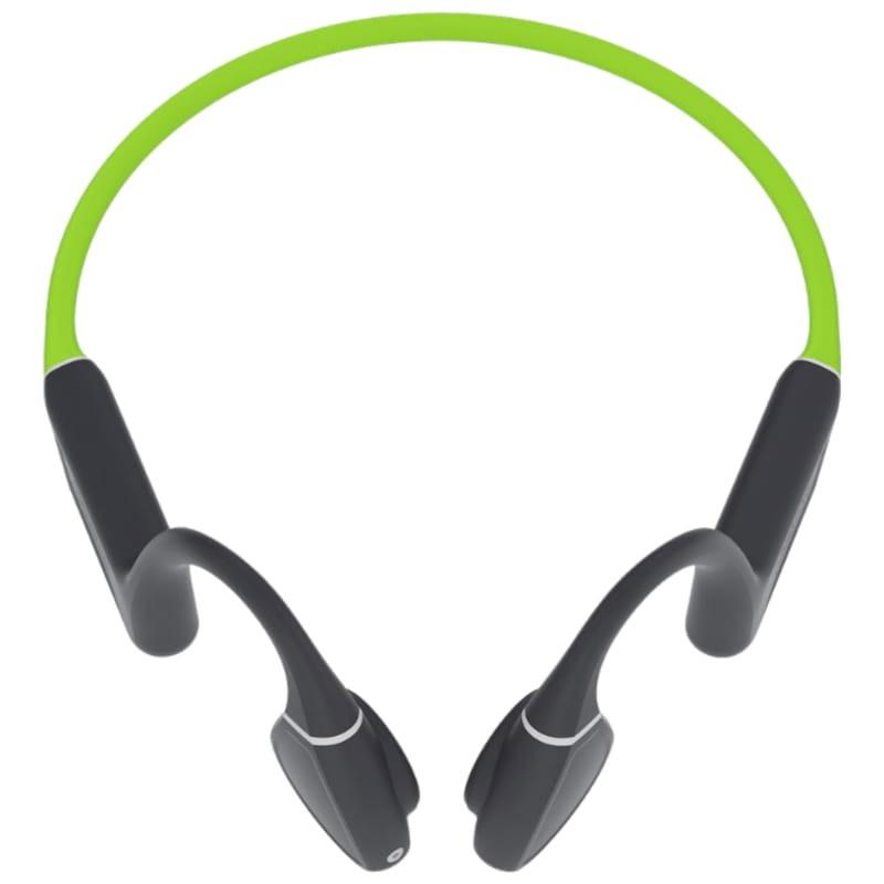 Creative Labs Outlier FREE Plus Multipoint Bluetooth Noir, Vert - Casque sans fil Vue de face
