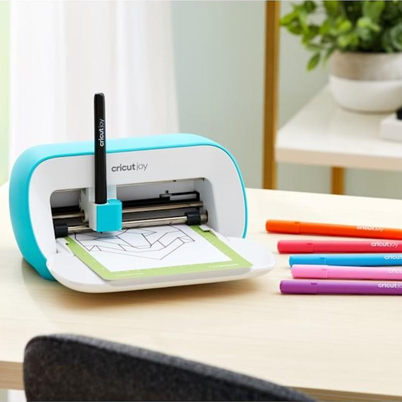 Cricut Joy Blanco/Azul - Máquina inteligente de corte Lateral izquierdo