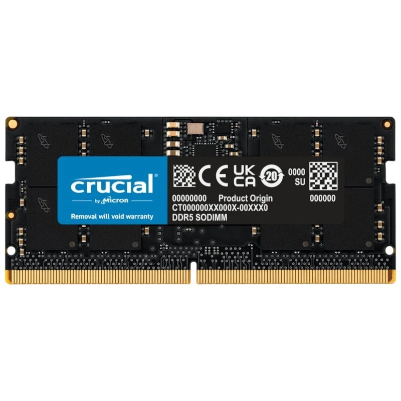Crucial CT16G48C40S5 16GB DDR5 SODIMM 4800 MHz CL40