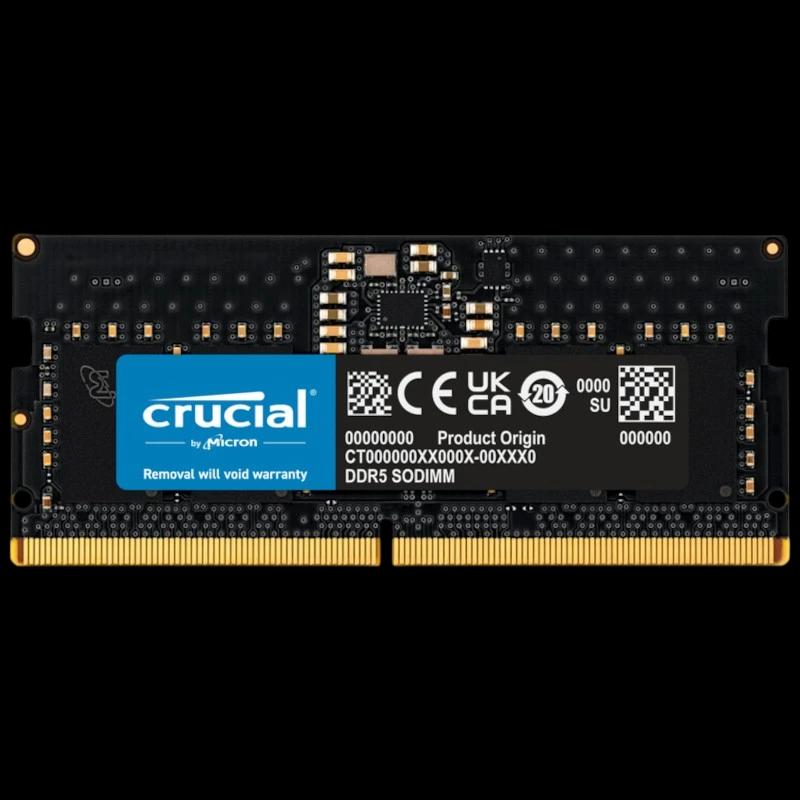 Crucial CT16G48C40S5 8GB DDR5 SODIMM 4800 MHz CL40