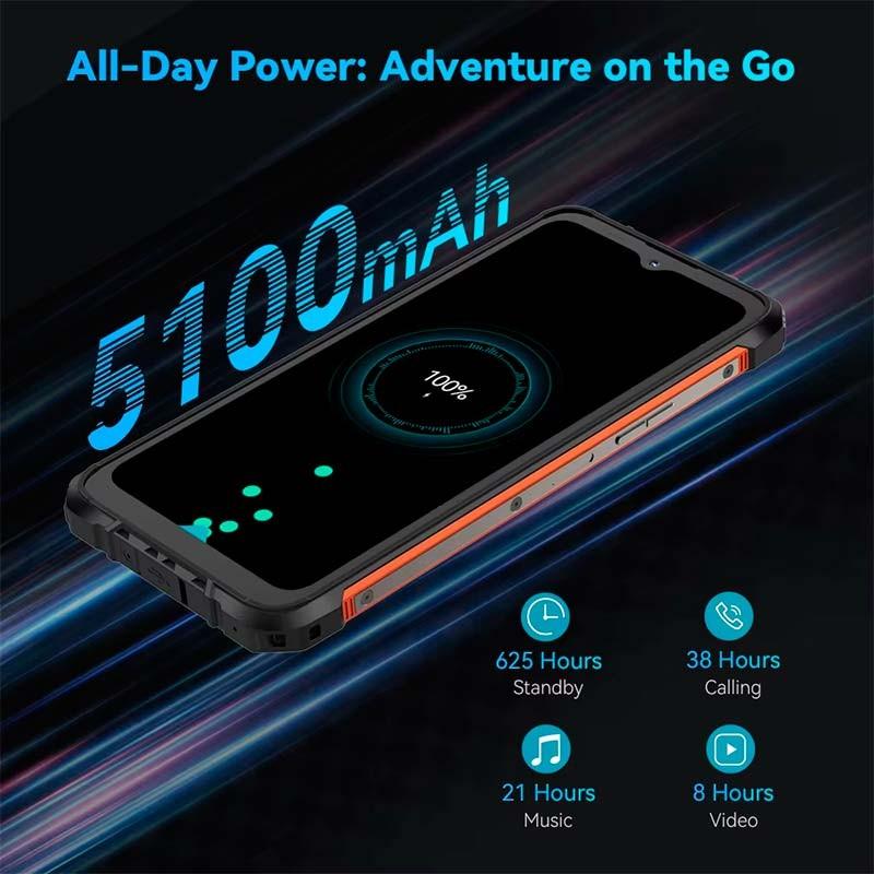 Cubot KingKong Ace 2 6GB/128GB Verde - bateria de 5100 mAh