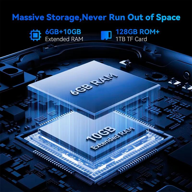 Cubot KingKong ES 6GB/128GB - memória RAM e armazenamento