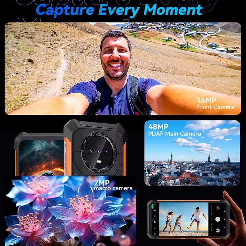 Cubot KingKong ES 6GB/128GB - câmaras frontal e traseira