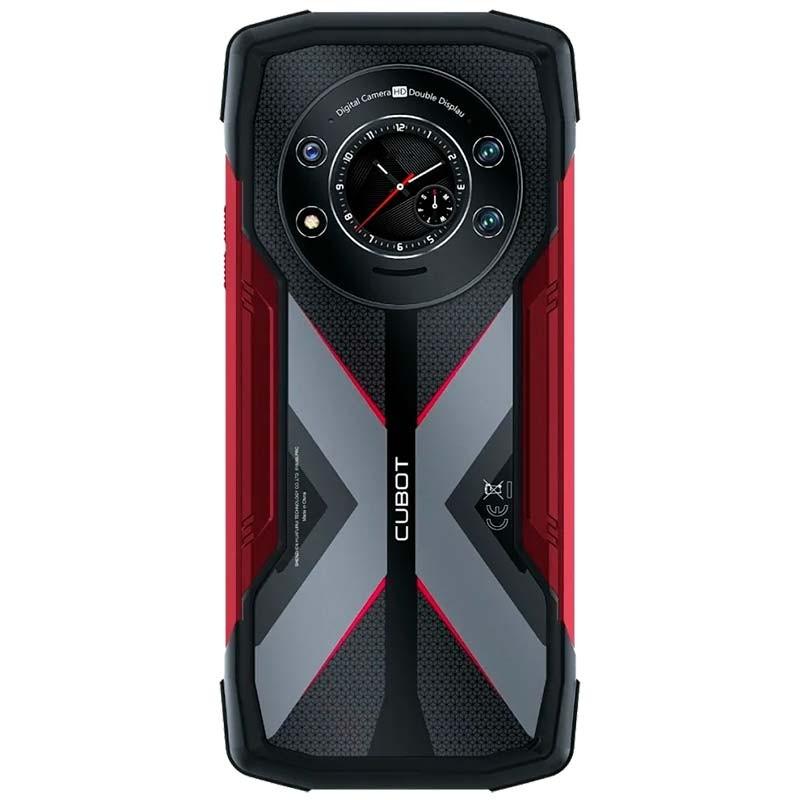 A vista traseira do Telemóvel Cubot KingKong Star 12GB/256GB Vermelho